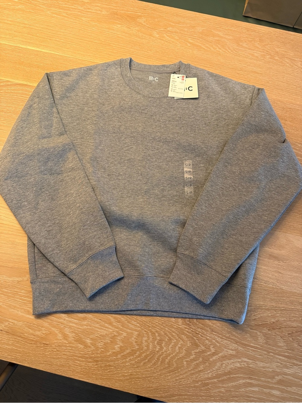 Uniqlo Woman’s Grey Size Small Crewneck - Brand New. Tags on.